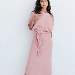 Suunday Dolman Dress in Clay